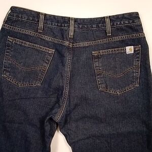 Carhartt Frannel Women's Work 100% Cotton Jeans Size 12X32
